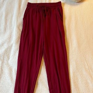 Maroon joggers